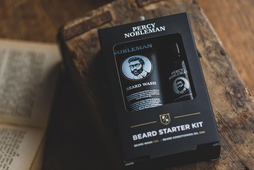 Beard Starter Kit, a Beard Grooming Kit Containing Beard Oil and Wash, 30Ml / 75Ml