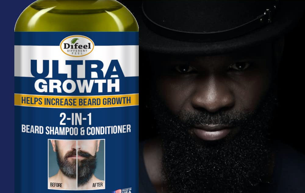 Men'S Ultra Growth Beard Care 3-PC Gift Set for Men - Includes 2-In-1 Beard Shampoo & Conditioner 12Oz, Beard Growth Oil 8Oz, and Bonus Travel Size Beard Oil