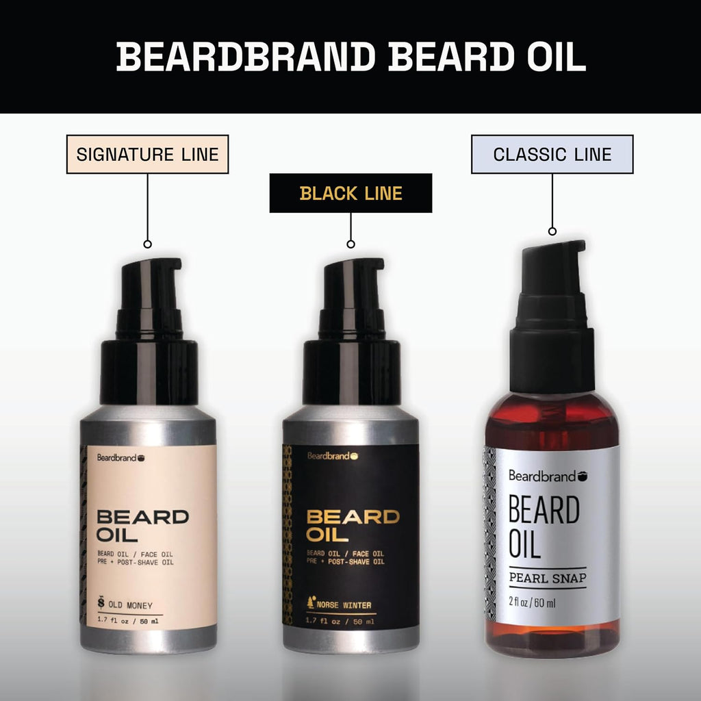 Men'S Beard Oil & Face Moisturizer with Jojoba Oil - Softens Stubble, Soothes Dry Skin - Sandalwood & Cedar Scented Beard Oil for Men - 2 Fl Oz