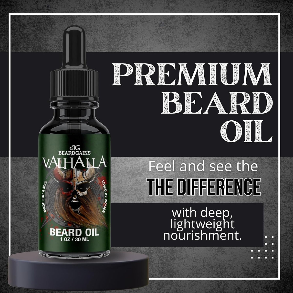 Beard Oil for Men - Organic Beard Growth Oil, Moisturizer & Conditioner, Softens & Strengthens Facial Hair, Reduces Itch, Promotes Healthy Beard (1Oz, Pristine)