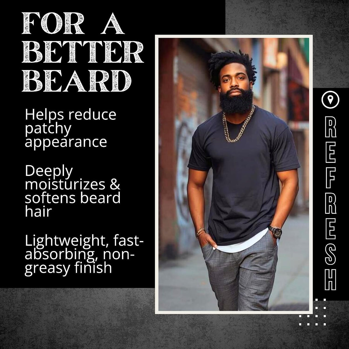 Beard Oil for Men - Organic Beard Growth Oil, Moisturizer & Conditioner, Softens & Strengthens Facial Hair, Reduces Itch, Promotes Healthy Beard (1Oz, Pristine)