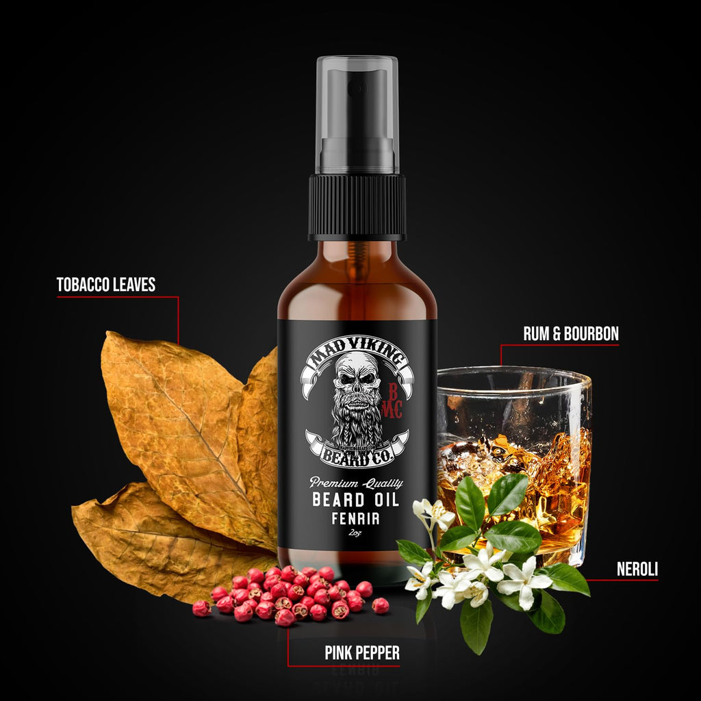 Mad Viking Fenrir Beard Oil for Men 2 Oz